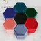 Velvet Wedding Ring Box 1 2 3 Slots, Ring Box Jewelry Storage Case for Wedding Day Engagement Proposal Ceremony (Black, 2 SLOTS)